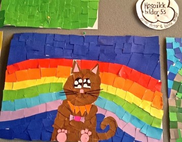 Foto: mosaikkbilde mosaikkbilde