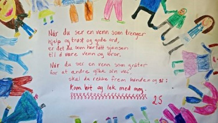 plakat om vennskap